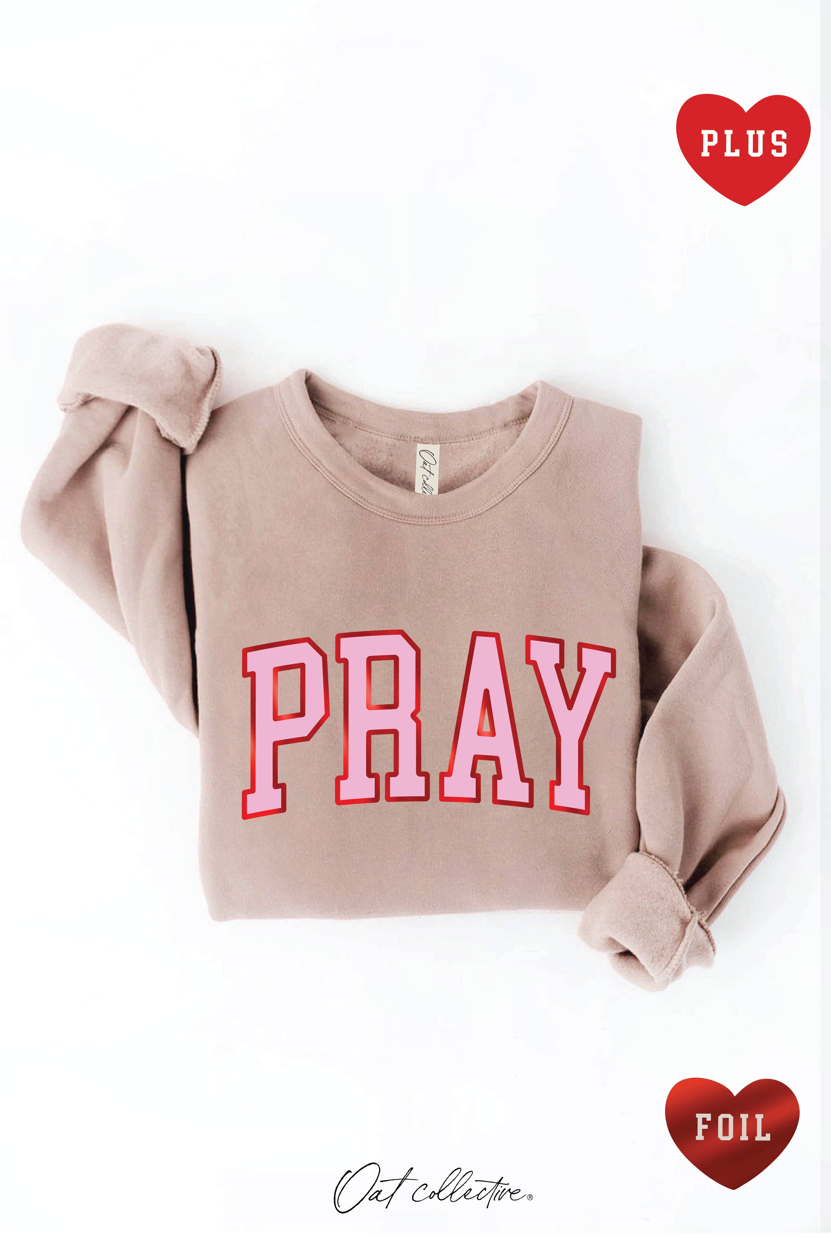 Pray Foil Plus Graphic - Adult & Kids T-Shirts, Sweatshirts & Hoodies apparel design preview 1
