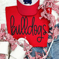 Bulldogs Black Puff Red Everyday - Adult & Kids T-Shirts, Sweatshirts & Hoodies apparel design preview 1