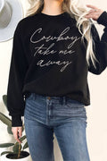 Cowboy Take Me Awaygraphic Terry - Adult & Kids T-Shirts, Sweatshirts & Hoodies apparel design preview 1