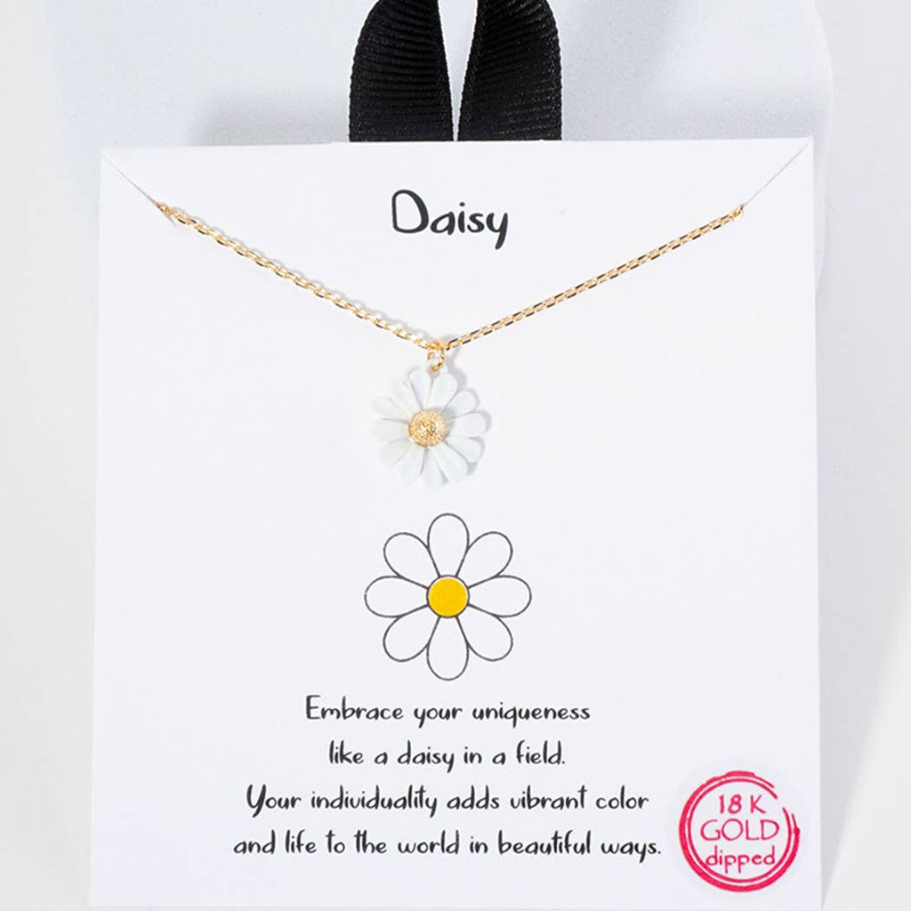Daisy Flower Pendant Necklace - Adult & Kids T-Shirts, Sweatshirts & Hoodies apparel design preview 1
