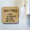 Grill Timer Magnet/Drink Coaster - Adult & Kids T-Shirts, Sweatshirts & Hoodies apparel design preview 1