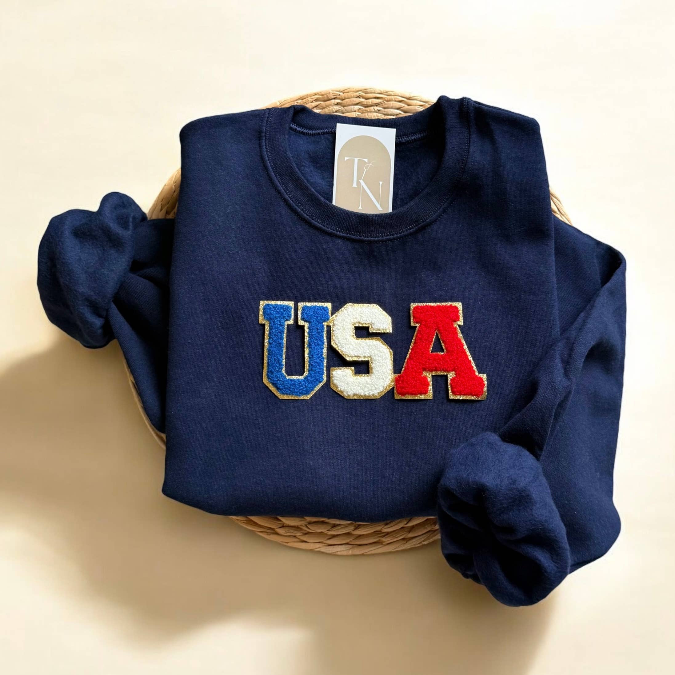 USA Crewneck 4th of July Clothing - Adult & Kids T-Shirts, Sweatshirts & Hoodies apparel design preview 1