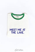 Meet Me At the Lake Ringer Graphic Top - Adult & Kids T-Shirts, Sweatshirts & Hoodies apparel design preview 1