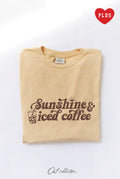 Sunshine and Iced Coffee Plus Mineral Graphic Top - Adult & Kids T-Shirts, Sweatshirts & Hoodies apparel design preview 1