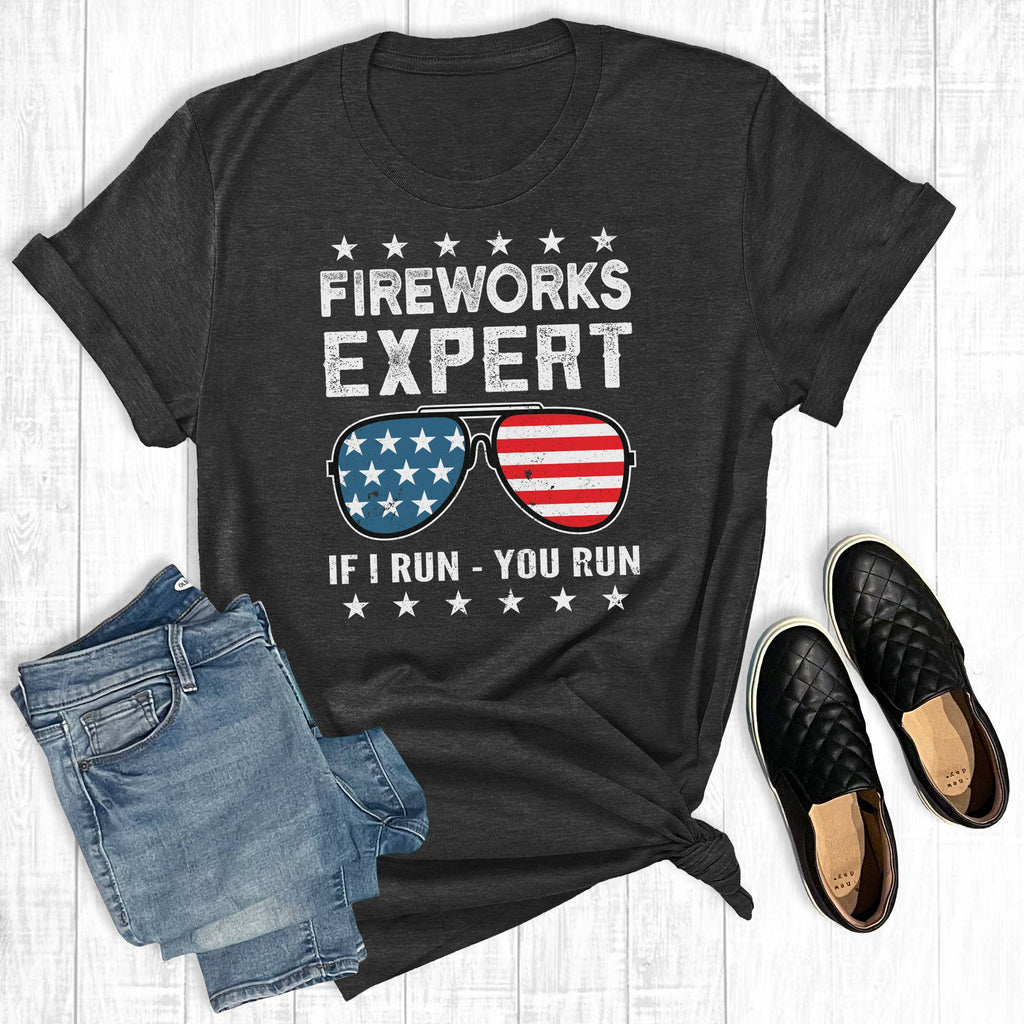 Fireworks Expert - Adult & Kids T-Shirts, Sweatshirts & Hoodies apparel design preview 1
