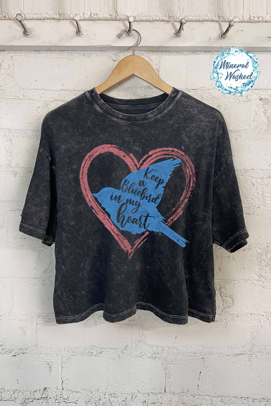Keep A Bluebird in My Heart - Adult & Kids T-Shirts, Sweatshirts & Hoodies apparel design preview 1