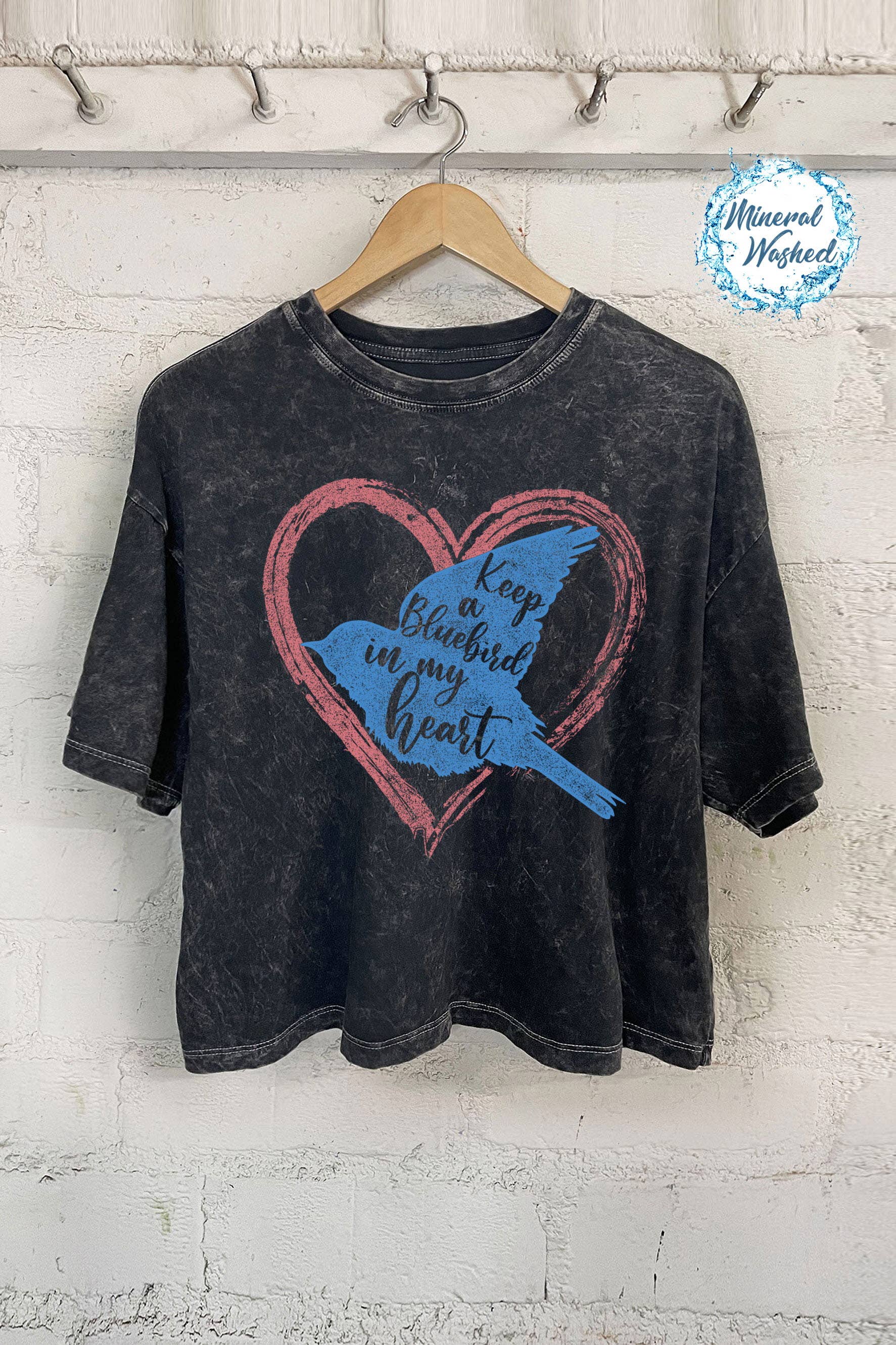 Keep A Bluebird in My Heart - Adult & Kids T-Shirts, Sweatshirts & Hoodies apparel design preview 1