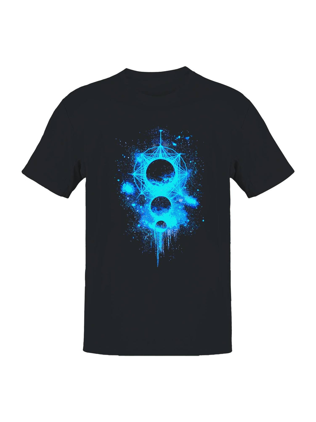 Cosmic Geometric Nebula Art Men's - Adult & Kids T-Shirts, Sweatshirts & Hoodies apparel design preview 1