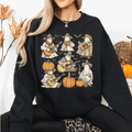 Ghost Cowboys, Halloween, Bats, Spooky - Adult & Kids T-Shirts, Sweatshirts & Hoodies apparel design preview 1