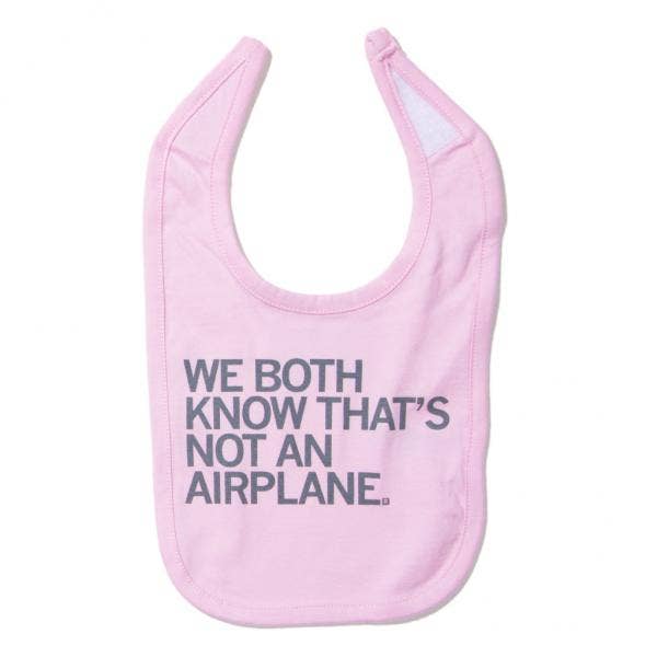Not An Airplane Bib Pink - Adult & Kids T-Shirts, Sweatshirts & Hoodies apparel design preview 1