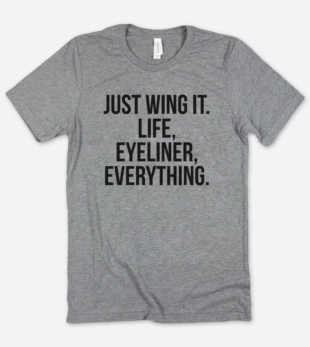 Just Wing It Funny Introvert Nerd Sassy - Adult & Kids T-Shirts, Sweatshirts & Hoodies apparel design preview 1
