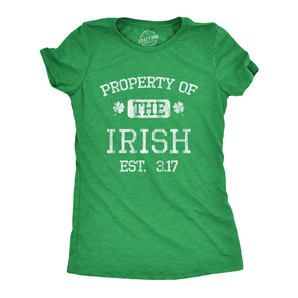 Property of the Irish Women's - Adult & Kids T-Shirts, Sweatshirts & Hoodies apparel design preview 1