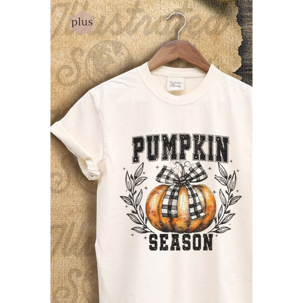 Pumpkin Season Vintage Graphic Plus - Adult & Kids T-Shirts, Sweatshirts & Hoodies apparel design preview 1