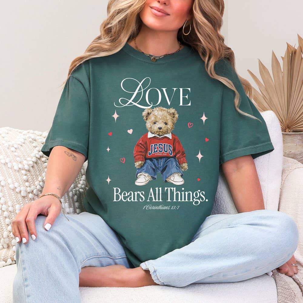 Love Bears All Things Teddy - Adult & Kids T-Shirts, Sweatshirts & Hoodies apparel design preview 1