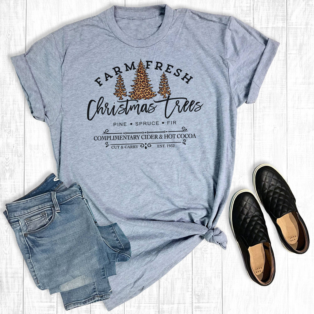 Farm Fresh Christmas Trees - Adult & Kids T-Shirts, Sweatshirts & Hoodies apparel design preview 1