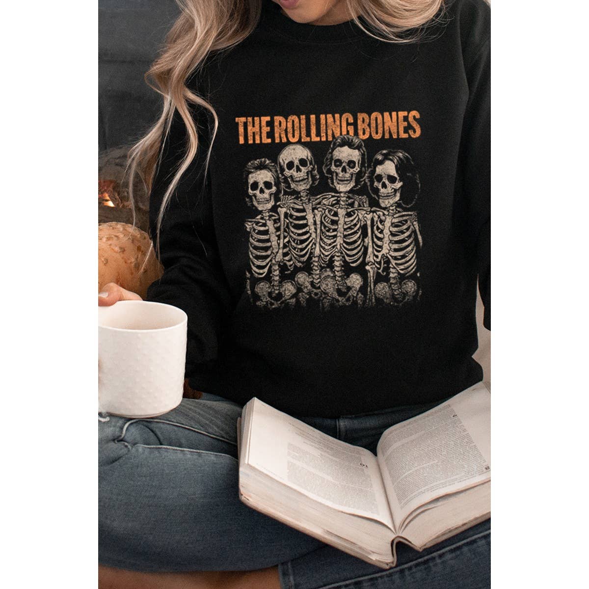 The Rolling Bones Vintage Graphic - Adult & Kids T-Shirts, Sweatshirts & Hoodies apparel design preview 1