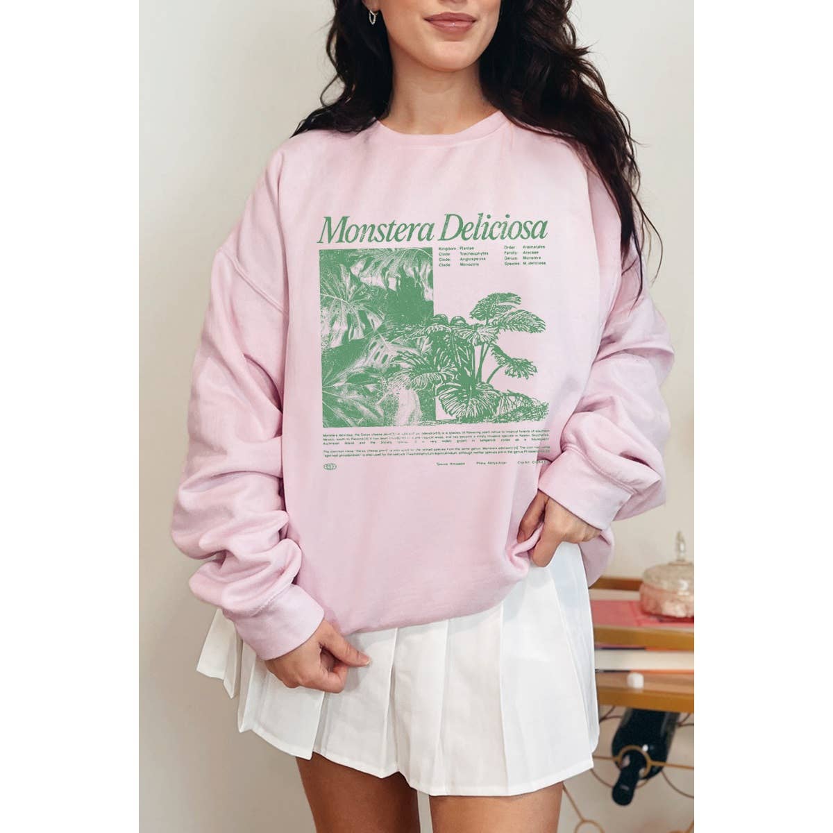 Monstera Deliciosa Vintage Graphic - Adult & Kids T-Shirts, Sweatshirts & Hoodies apparel design preview 1