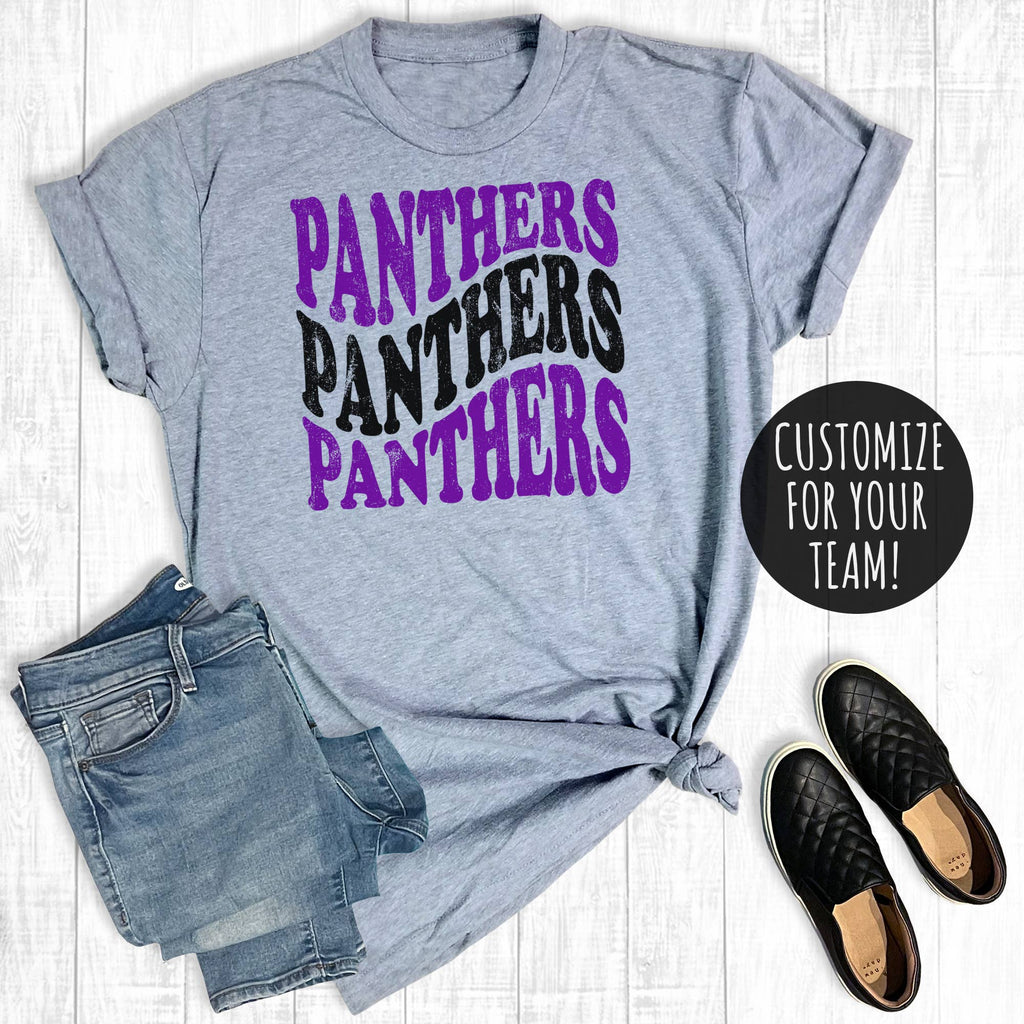 Custom Spirit Wear Retro Mascot Name Graphic - Adult & Kids T-Shirts, Sweatshirts & Hoodies apparel design preview 1