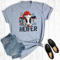 Western Christmas Ho Heifer Graphic - Adult & Kids T-Shirts, Sweatshirts & Hoodies apparel design preview 1