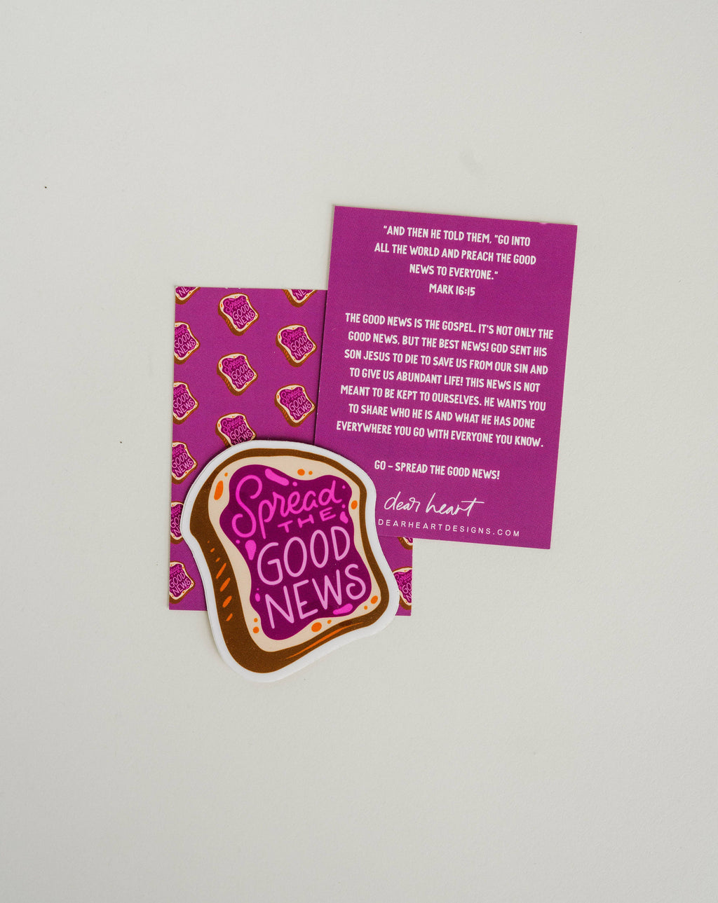Spread the Good News Sticker I Christian Gift - Adult & Kids T-Shirts, Sweatshirts & Hoodies apparel design preview 1