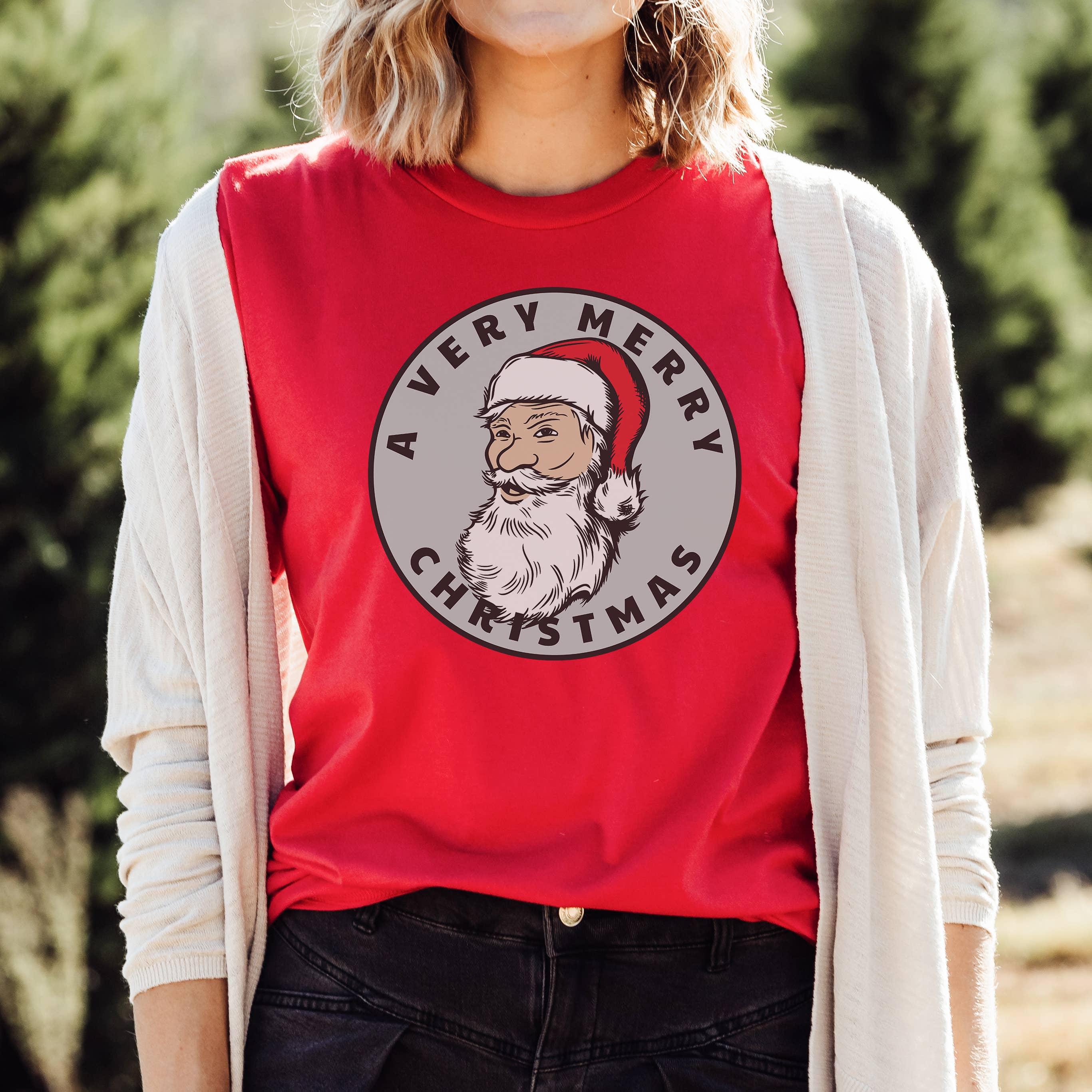 Santa Claus Christmas Sizes XS-2XL - Adult & Kids T-Shirts, Sweatshirts & Hoodies apparel design preview 1