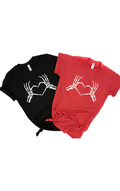 Skeleton Heart Hands Valentines - Adult & Kids T-Shirts, Sweatshirts & Hoodies apparel design preview 1