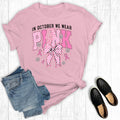 Breast Cancer in October We Wear Pink Graphic - Adult & Kids T-Shirts, Sweatshirts & Hoodies apparel design preview 1