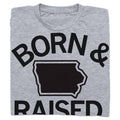 Ia Born Raised Grey - Adult & Kids T-Shirts, Sweatshirts & Hoodies apparel design preview 1