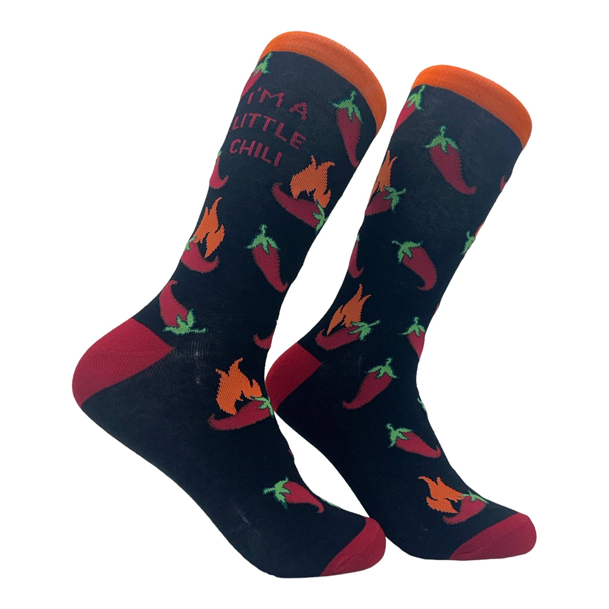 Women's Im A Little Chili Socks - Adult & Kids T-Shirts, Sweatshirts & Hoodies apparel design preview 1