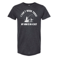 I Can't Work Today My Arm Is in A Cast Fishing - Adult & Kids T-Shirts, Sweatshirts & Hoodies apparel design preview 1