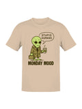 Alien's Monday Mood Humor Design Men's - Adult & Kids T-Shirts, Sweatshirts & Hoodies apparel design preview 1