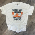 There'S Some Horrors in This House On White - Adult & Kids T-Shirts, Sweatshirts & Hoodies apparel design preview 1
