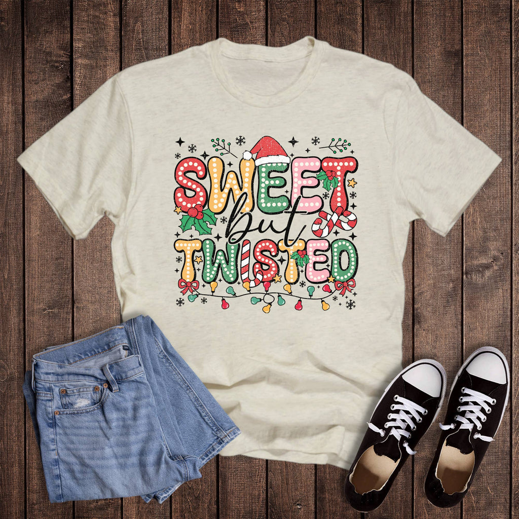 Christmas Sweet But Twisted Graphic - Adult & Kids T-Shirts, Sweatshirts & Hoodies apparel design preview 1