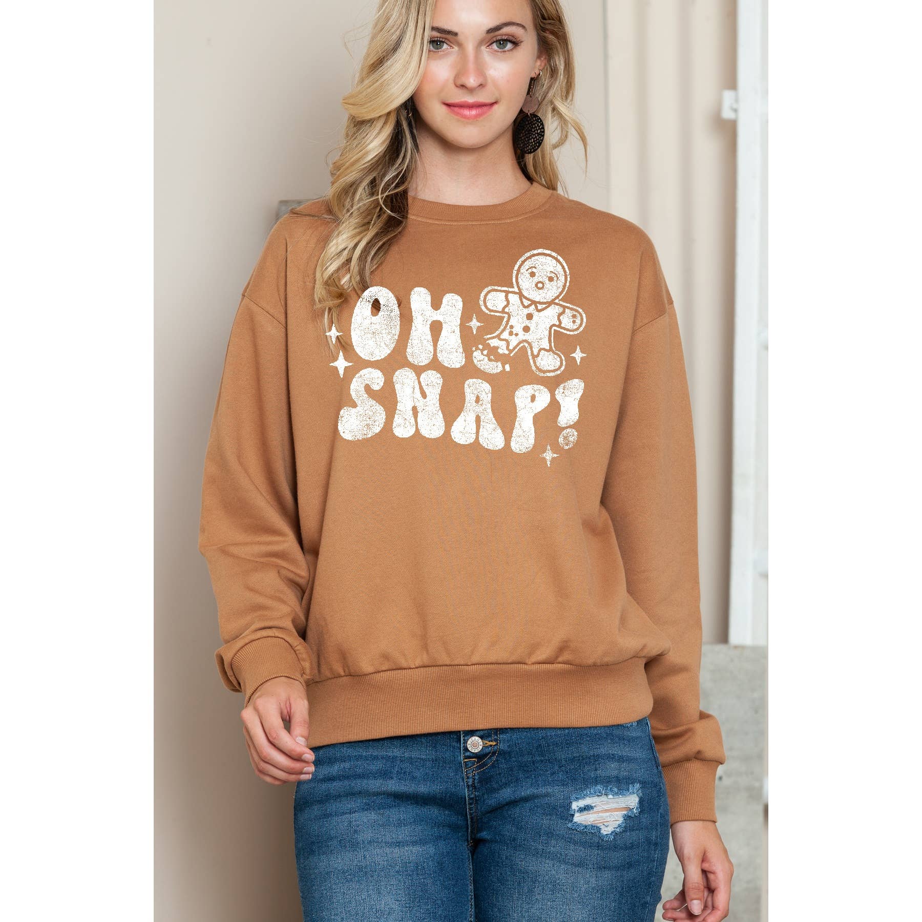Oh Snap Christmas Crewneck - Adult & Kids T-Shirts, Sweatshirts & Hoodies apparel design preview 1