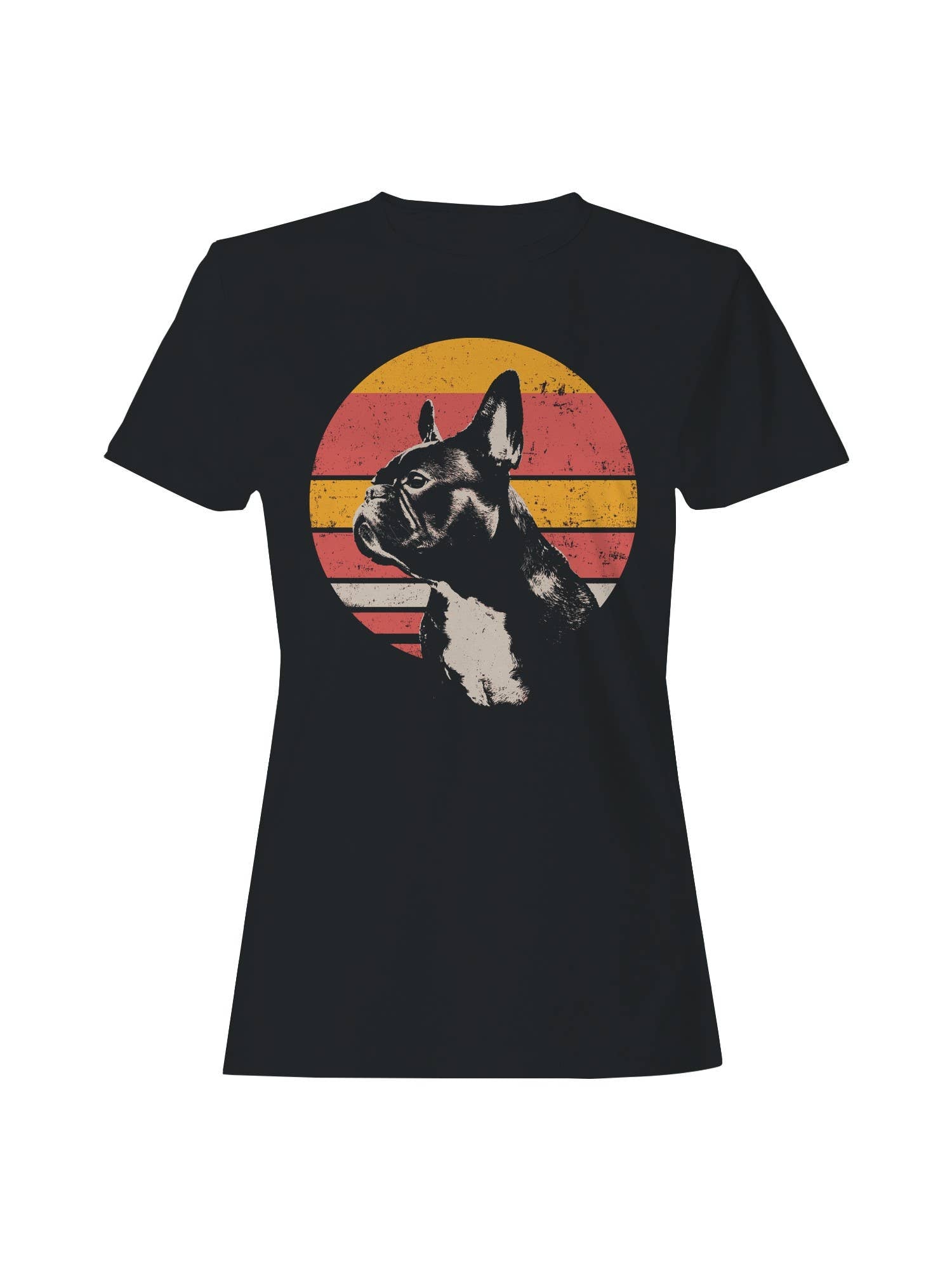 Vintage French Bulldog Art Women's - Adult & Kids T-Shirts, Sweatshirts & Hoodies apparel design preview 1