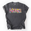 Nana, Floral, Flowers, Mother's Day, Bright, Pastels - Adult & Kids T-Shirts, Sweatshirts & Hoodies apparel design preview 1