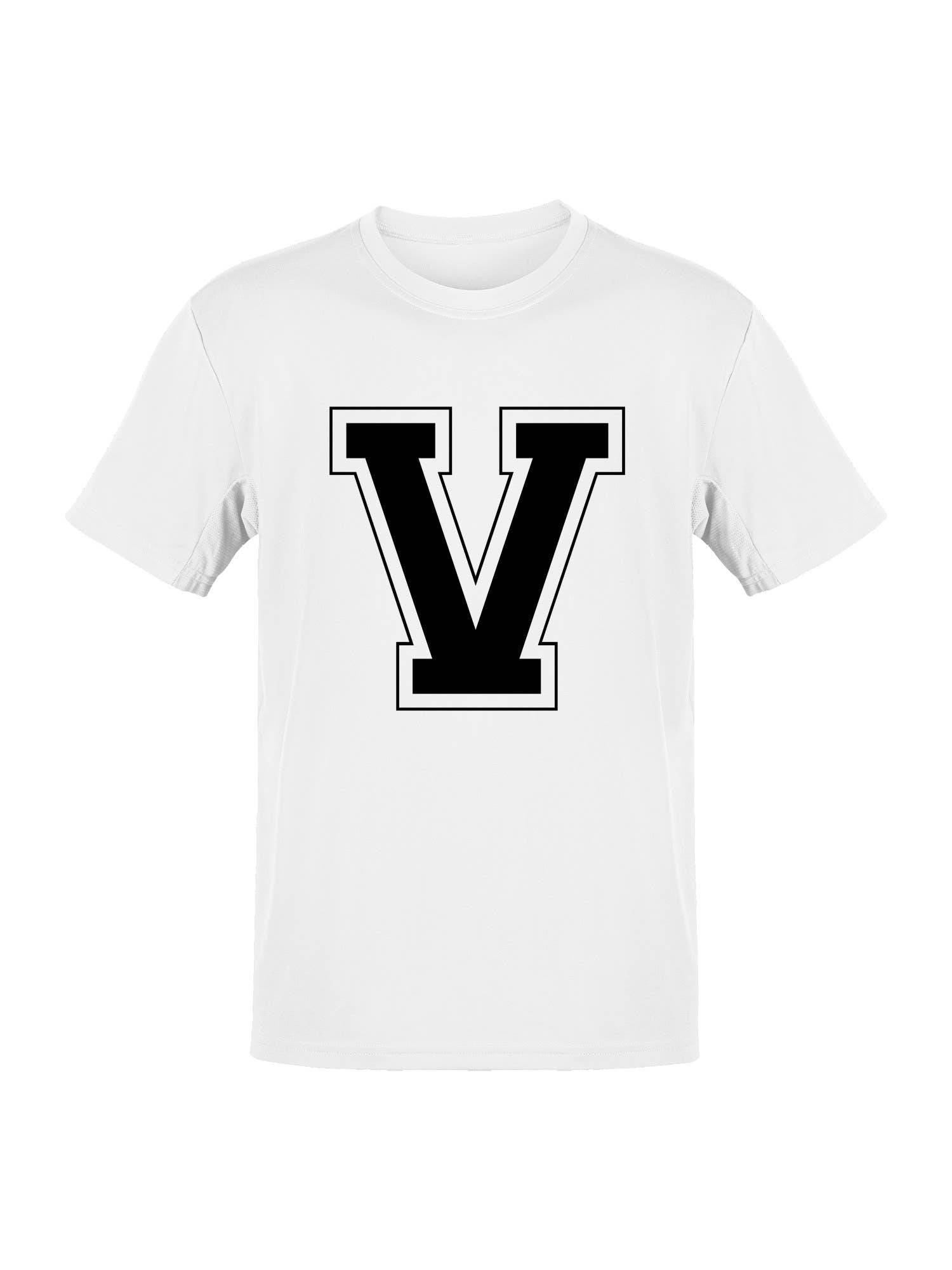 College Varsity Letter V Women's - Adult & Kids T-Shirts, Sweatshirts & Hoodies apparel design preview 1