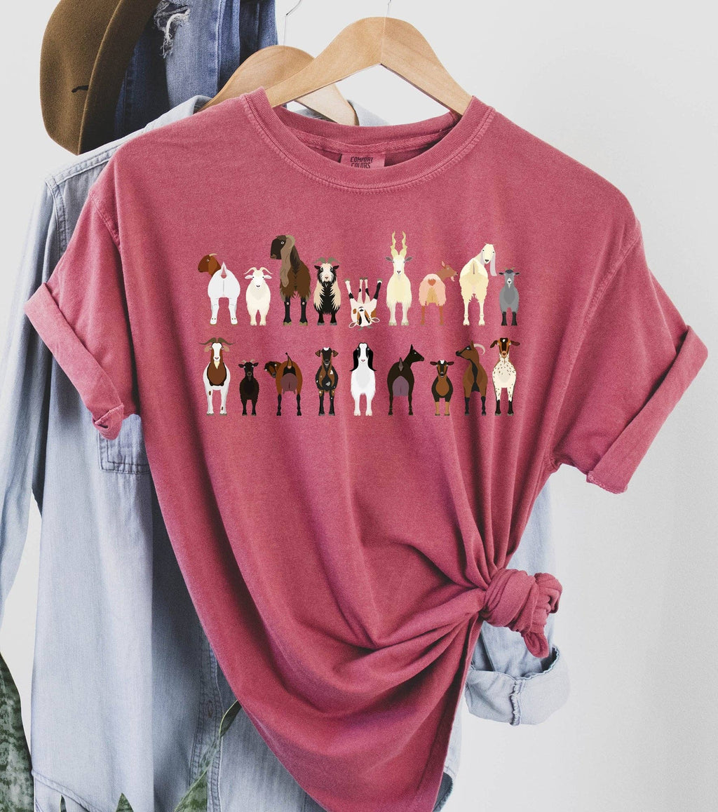 Goat Breeds Farm Animal Lover - Adult & Kids T-Shirts, Sweatshirts & Hoodies apparel design preview 1