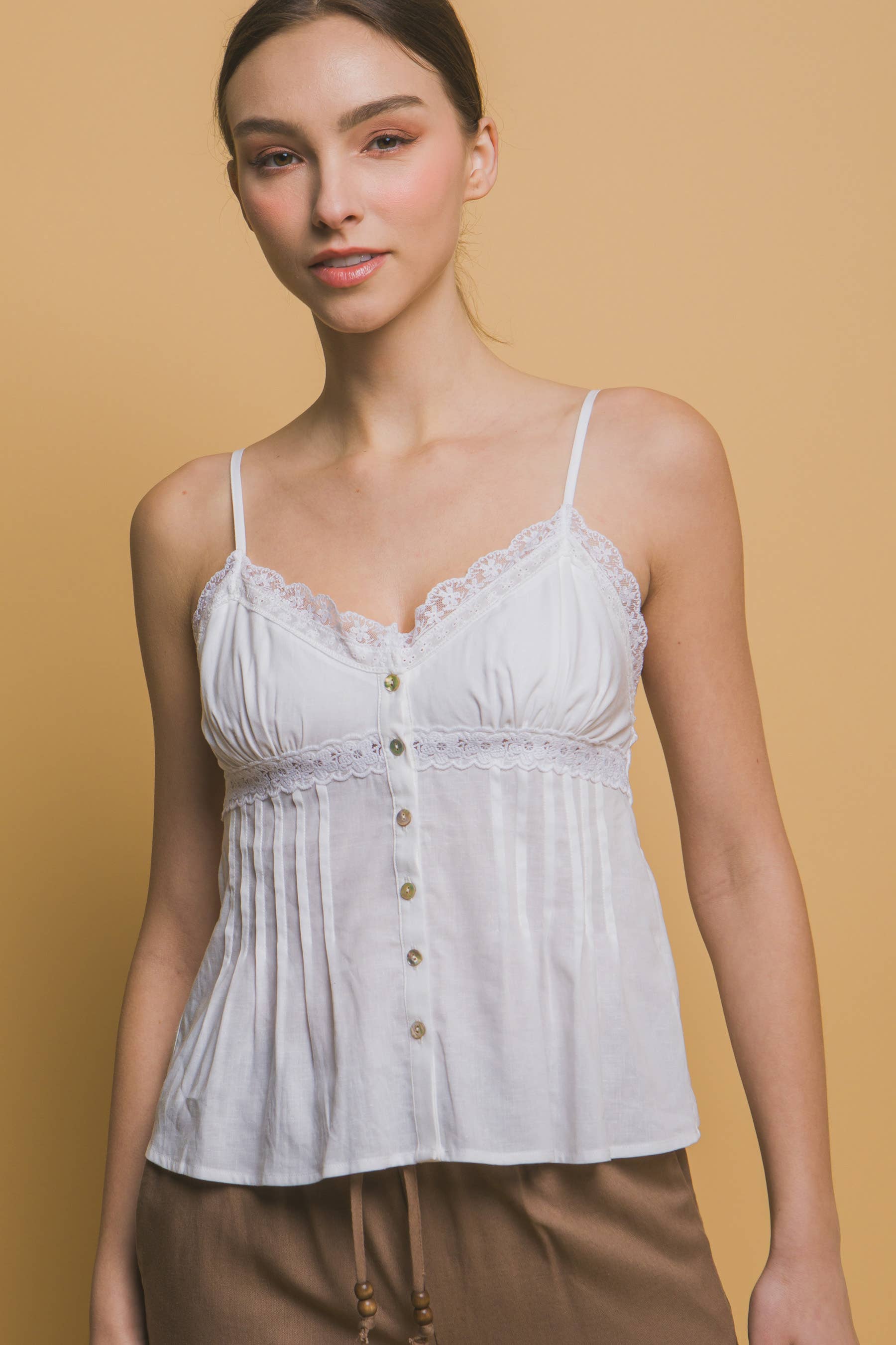 1119 Lace Detail Cami SI-27603 - Adult & Kids T-Shirts, Sweatshirts & Hoodies apparel design preview 1
