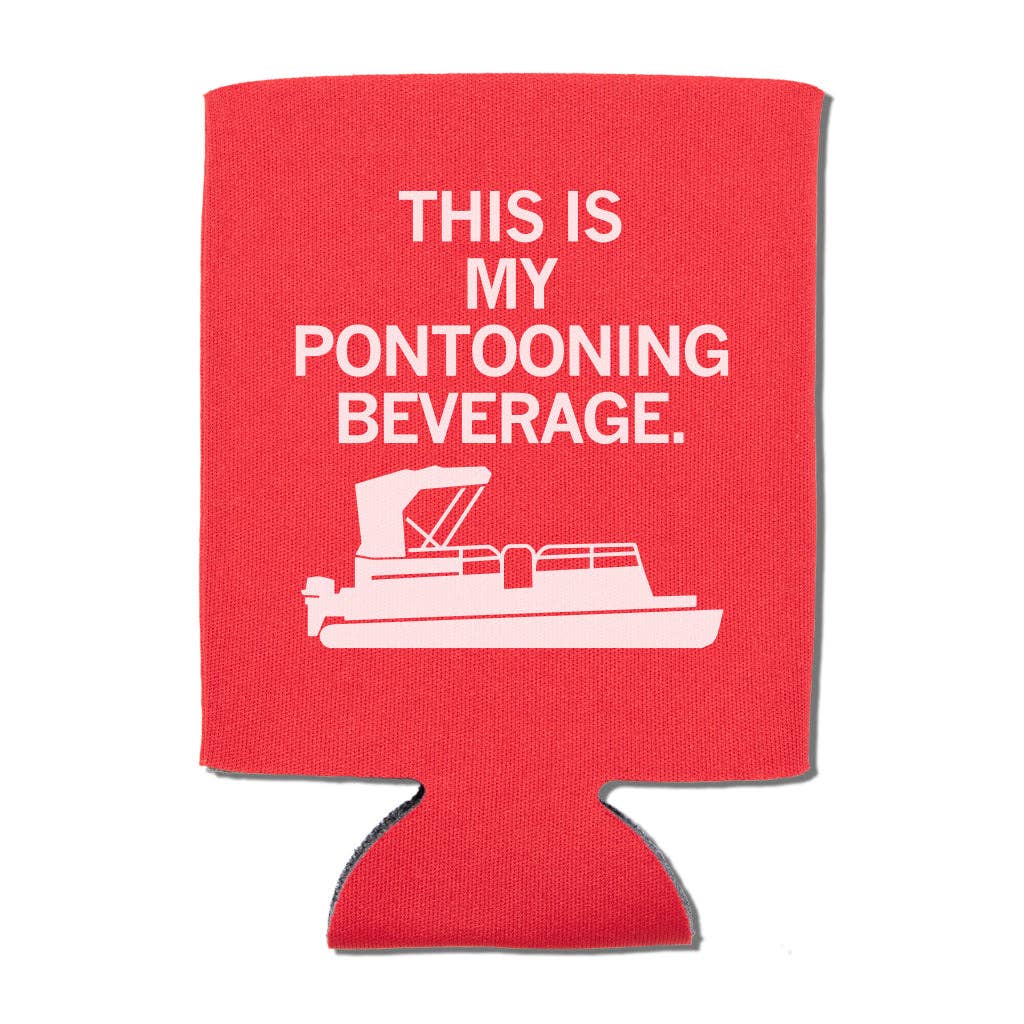 This Is My Pontooning Can Cooler Graphic - Adult & Kids T-Shirts, Sweatshirts & Hoodies apparel design preview 1