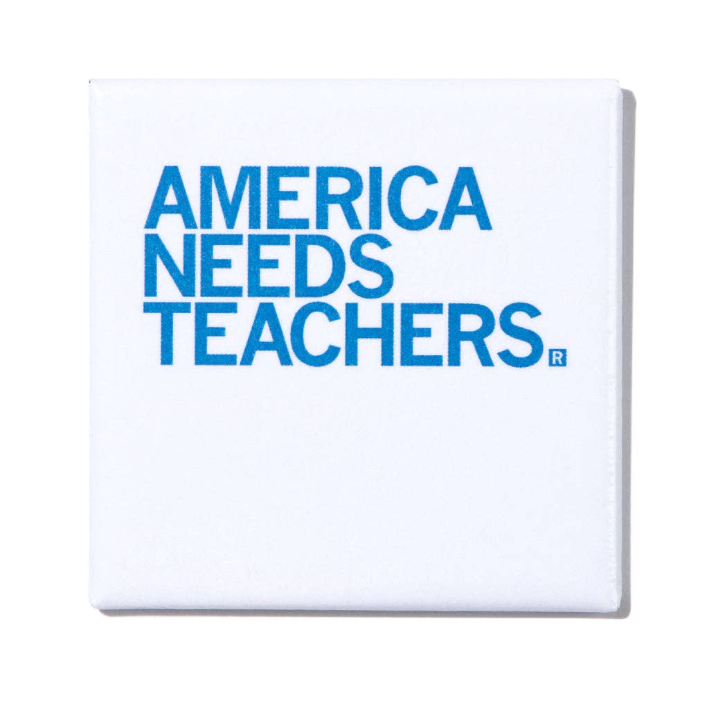 America Needs Teachers Metal Magnet - Adult & Kids T-Shirts, Sweatshirts & Hoodies apparel design preview 1