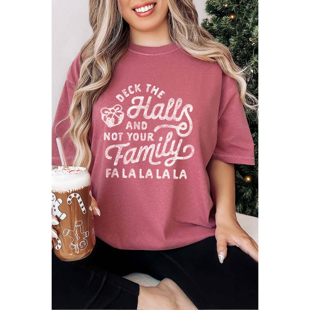 Deck the Halls Vintage Graphic Oversized - Adult & Kids T-Shirts, Sweatshirts & Hoodies apparel design preview 1
