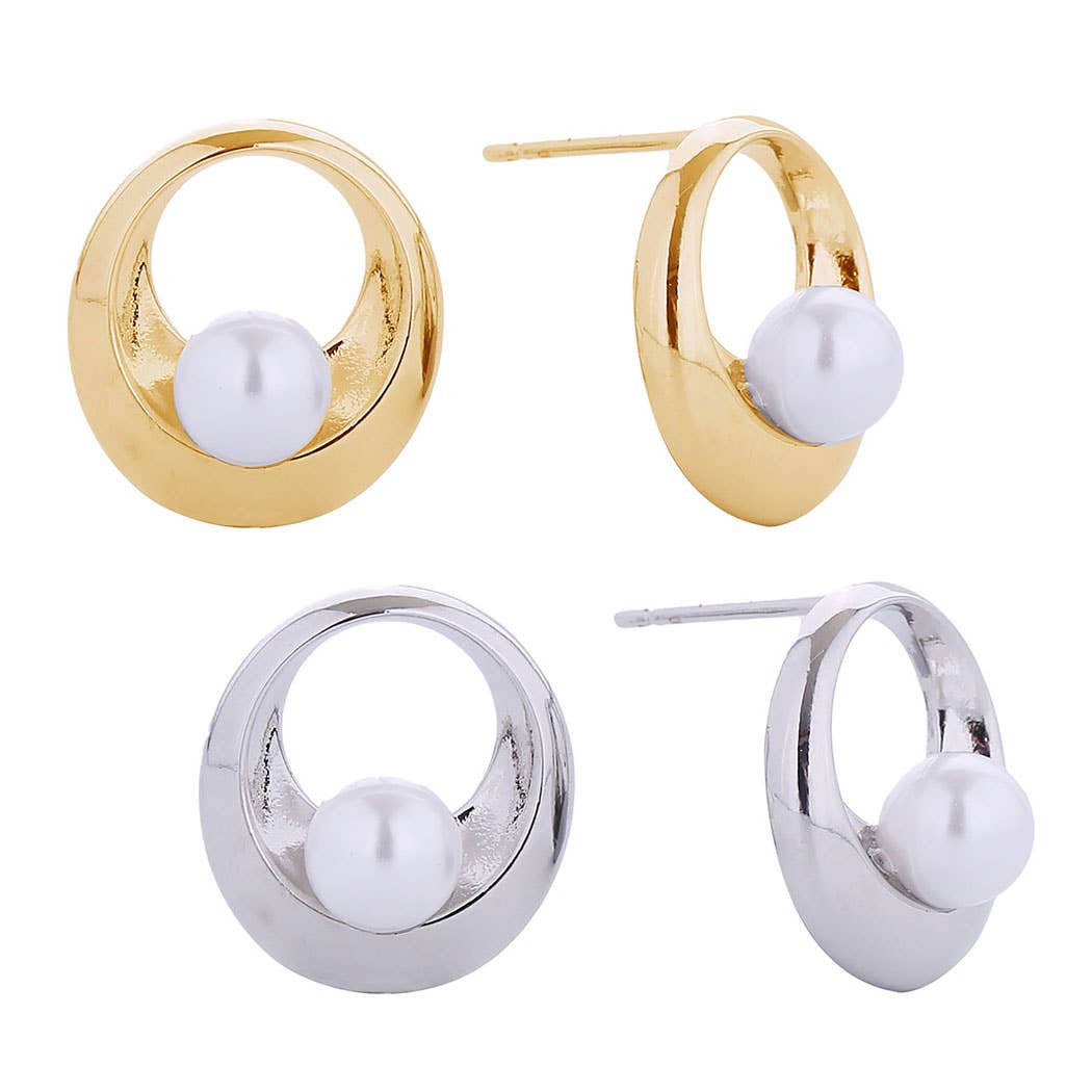 14k Gold Dipped Inner Circle Post Earrings - Adult & Kids T-Shirts, Sweatshirts & Hoodies apparel design preview 1