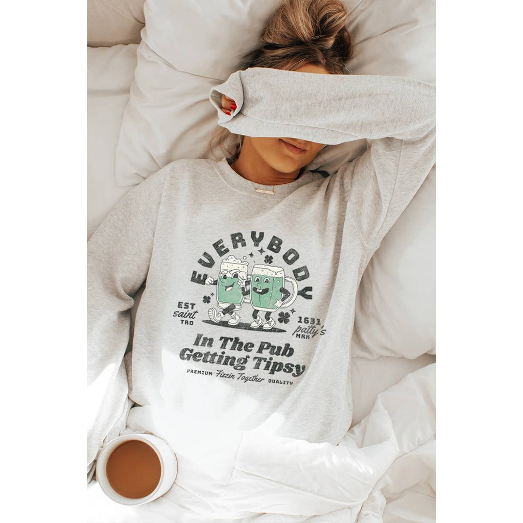 Getting Tipsy St Patricks Day Graphic - Adult & Kids T-Shirts, Sweatshirts & Hoodies apparel design preview 1
