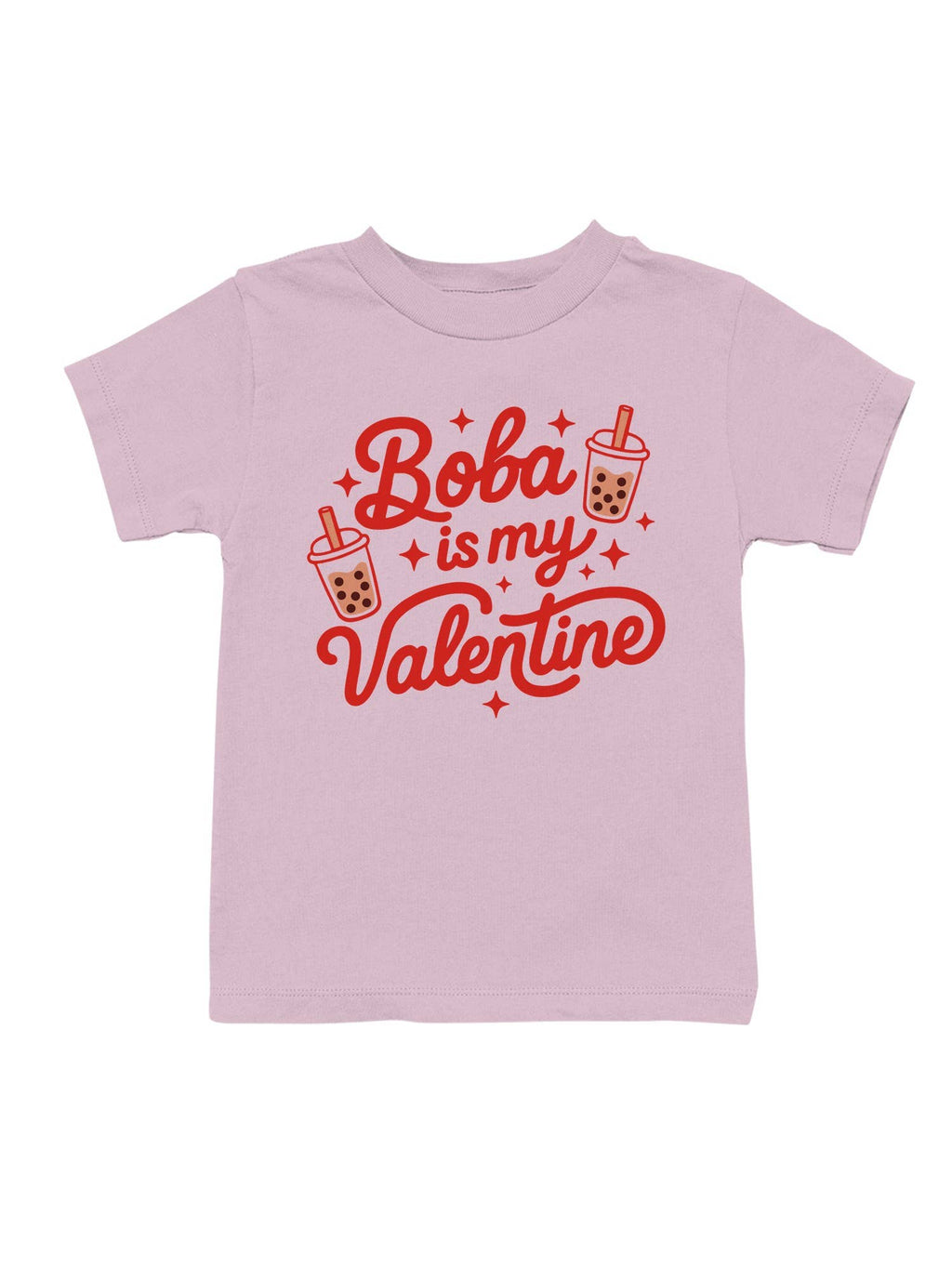 Boba Is My Valentine Design Youth's - Adult & Kids T-Shirts, Sweatshirts & Hoodies apparel design preview 1