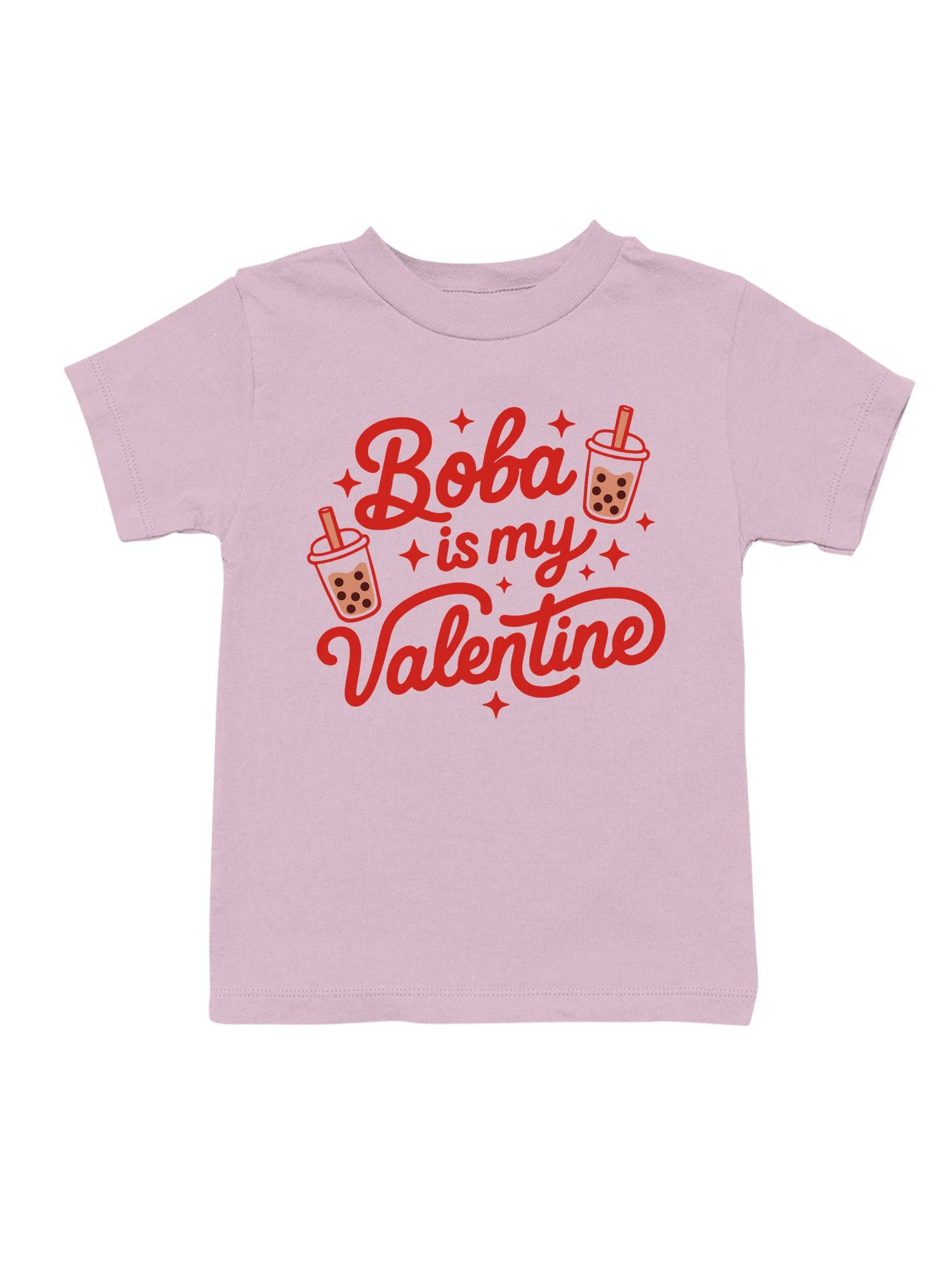 Boba Is My Valentine Design Youth's - Adult & Kids T-Shirts, Sweatshirts & Hoodies apparel design preview 1