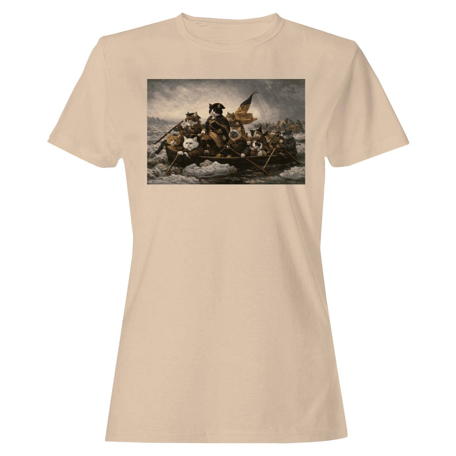 Revolutionary Cats Women's Natural - Adult & Kids T-Shirts, Sweatshirts & Hoodies apparel design preview 1