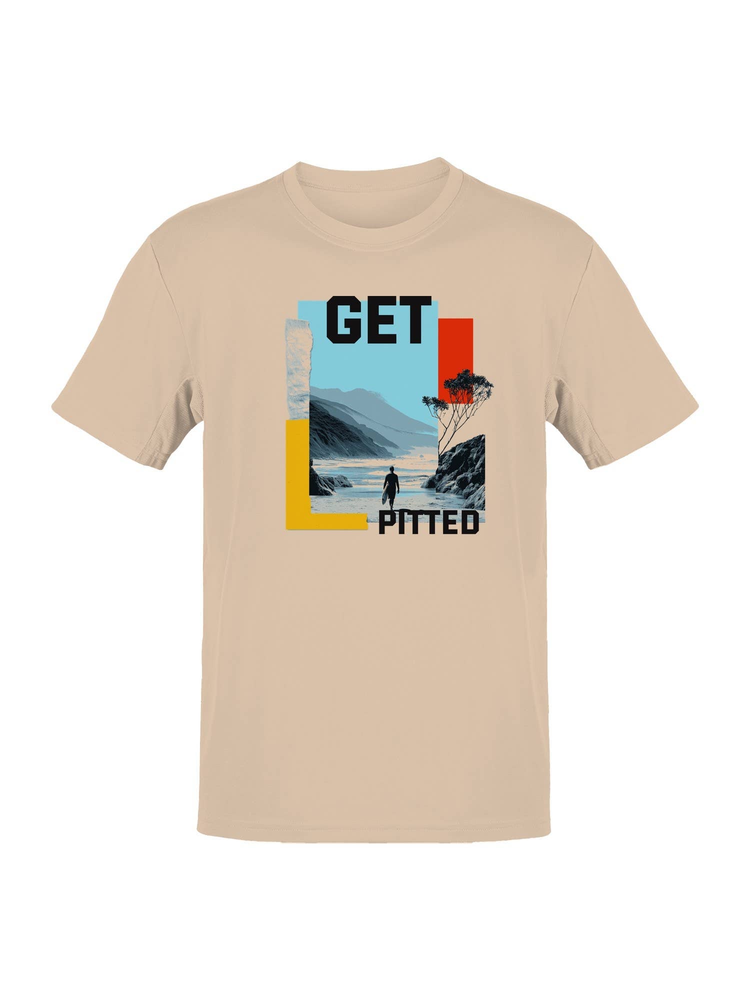 Get Pitted Surf Adventure Art Men's - Adult & Kids T-Shirts, Sweatshirts & Hoodies apparel design preview 1