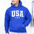 USA, Stars, Retro, Patriotic, America 4th of July - Adult & Kids T-Shirts, Sweatshirts & Hoodies apparel design preview 1