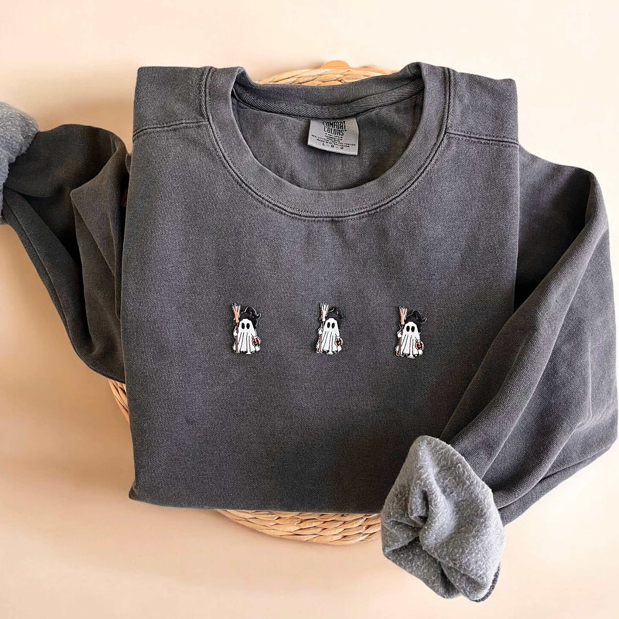 Comfort Colors® Ghost Halloween Women - Adult & Kids T-Shirts, Sweatshirts & Hoodies apparel design preview 1